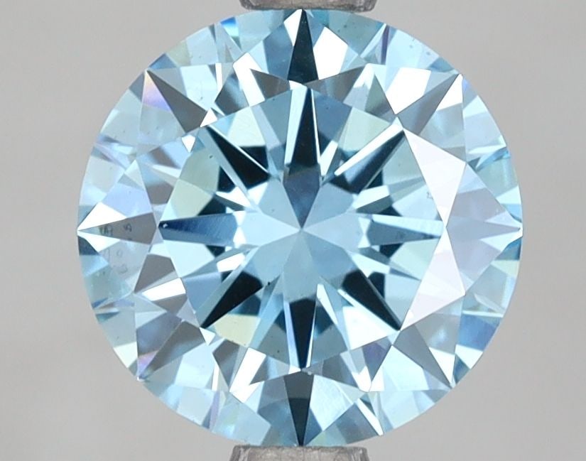 Loose Diamond - ROUND 2.0ct Fancy Vivid Blue VS1: Loose Diamond - ROUND 2.0ct Fancy Vivid Blue VS1 Source: This is a real non-mined Diamond that has been grown in a lab Shape: ROUND Carats: 2.0 Color: Fancy Vivid Blue Certification: NONE Video: