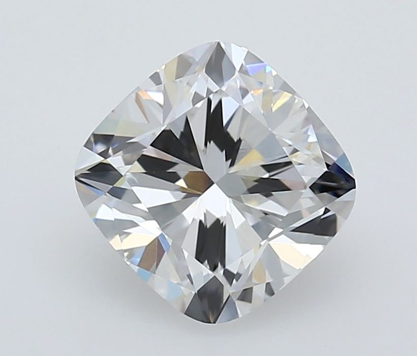 Loose Diamond - CUSHION MODIFIED 2.5ct E VVS2: Loose Diamond - CUSHION MODIFIED 2.5ct E VVS2 Source: This is a real non-mined Diamond that has been grown in a lab Shape: CUSHION MODIFIED Carats: 2.5 Color: E Clarity: VVS2 Certification: GIA Video: