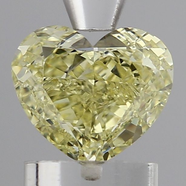 Loose Diamond - HEART 1.17ct Fancy Intense Yellow VS2: Loose Diamond - HEART 1.17ct Fancy Intense Yellow VS2 Source: This is a real non-mined Diamond that has been grown in a lab Shape: HEART Carats: 1.17 Color: Fancy Intense Yellow Certification: IGI Vid