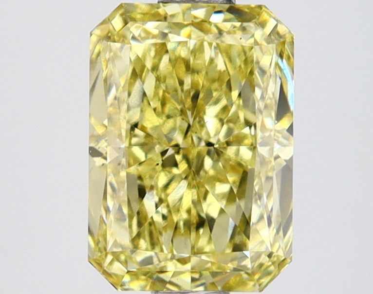 Loose Diamond - RADIANT 1.69ct Fancy Intense Yellow VS2: Loose Diamond - RADIANT 1.69ct Fancy Intense Yellow VS2 Source: This is a real non-mined Diamond that has been grown in a lab Shape: RADIANT Carats: 1.69 Color: Fancy Intense Yellow Certification: IGI