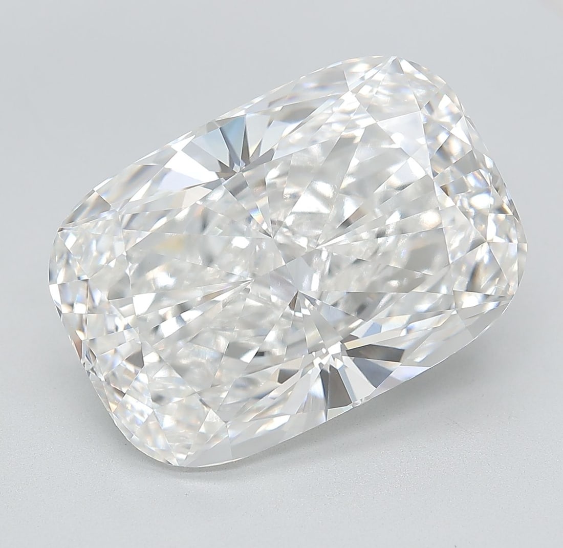 Loose Diamond - CUSHION MODIFIED 12.33ct E VVS2: Loose Diamond - CUSHION MODIFIED 12.33ct E VVS2 Source: This is a real non-mined Diamond that has been grown in a lab Shape: CUSHION MODIFIED Carats: 12.33 Color: E Clarity: VVS2 Certification: IGI Vi