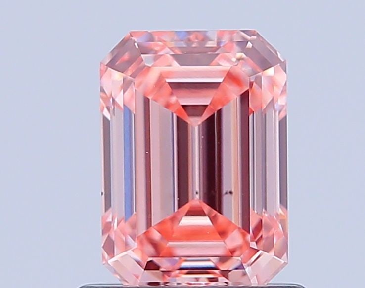 Loose Diamond - EMERALD 1.01ct Fancy Intense Pink VS2: Loose Diamond - EMERALD 1.01ct Fancy Intense Pink VS2 Source: This is a real non-mined Diamond that has been grown in a lab Shape: EMERALD Carats: 1.01 Color: Fancy Intense Pink Certification: IGI Vid