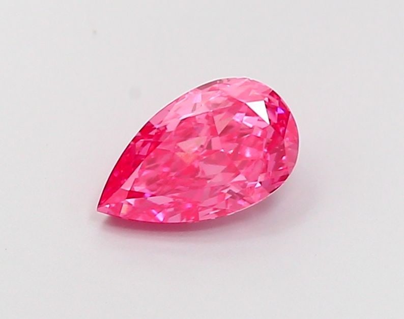 Loose Diamond - PEAR 1.13ct Fancy Vivid Pink VS1: Loose Diamond - PEAR 1.13ct Fancy Vivid Pink VS1 Source: This is a real non-mined Diamond that has been grown in a lab Shape: PEAR Carats: 1.13 Color: Fancy Vivid Pink Certification: IGI Video: