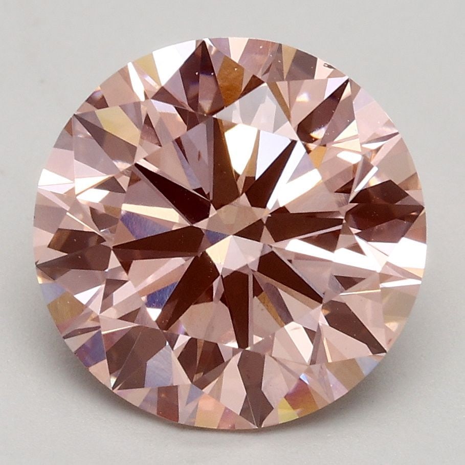 Ideal Loose Diamond - ROUND 3.04ct Fancy Intense Pink VS2: Ideal Loose Diamond - ROUND 3.04ct Fancy Intense Pink VS2 Source: This is a real non-mined Diamond that has been grown in a lab Shape: ROUND Carats: 3.04 Color: Fancy Intense Pink Certification: IGI V