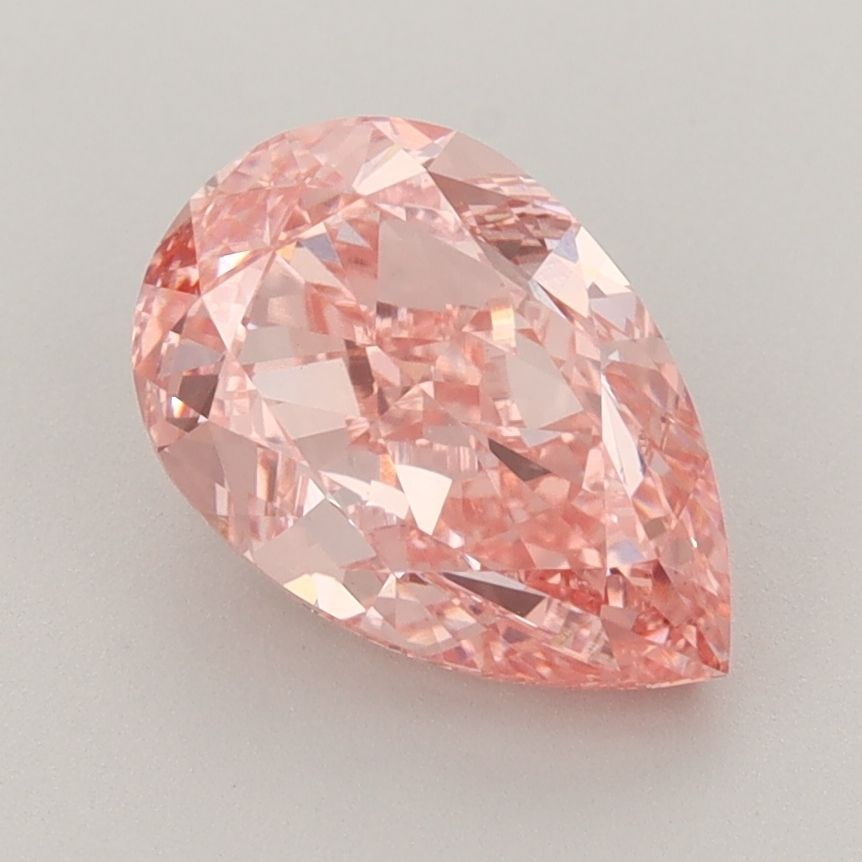 Loose Diamond - PEAR 2.52ct Fancy Vivid Pink VS1: Loose Diamond - PEAR 2.52ct Fancy Vivid Pink VS1 Source: This is a real non-mined Diamond that has been grown in a lab Shape: PEAR Carats: 2.52 Color: Fancy Vivid Pink Certification: IGI Video: