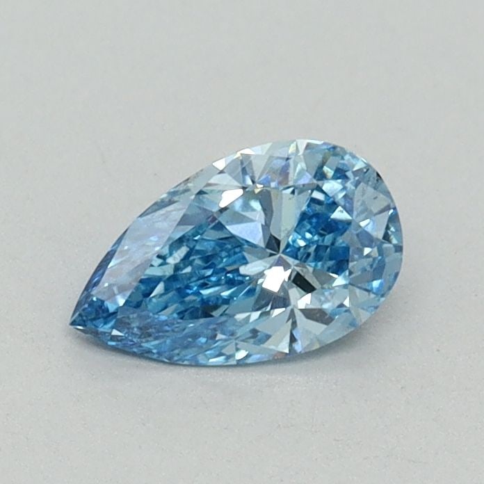 Loose Diamond - PEAR 0.4ct Fancy Vivid Blue VS2: Loose Diamond - PEAR 0.4ct Fancy Vivid Blue VS2 Source: This is a real non-mined Diamond that has been grown in a lab Shape: PEAR Carats: 0.4 Color: Fancy Vivid Blue Certification: IGI Video: