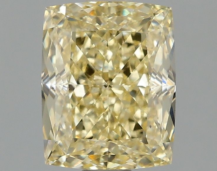 Loose Diamond - CUSHION MODIFIED 1.56ct Fancy Intense Yellow VS2: Loose Diamond - CUSHION MODIFIED 1.56ct Fancy Intense Yellow VS2 Source: This is a real non-mined Diamond that has been grown in a lab Shape: CUSHION MODIFIED Carats: 1.56 Color: Fancy Intense Yellow