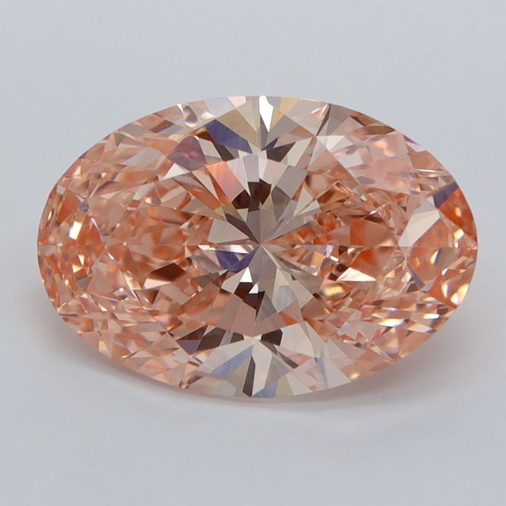 Loose Diamond - OVAL 3.01ct Fancy Vivid Pink VVS2: Loose Diamond - OVAL 3.01ct Fancy Vivid Pink VVS2 Source: This is a real non-mined Diamond that has been grown in a lab Shape: OVAL Carats: 3.01 Color: Fancy Vivid Pink Certification: IGI Video: