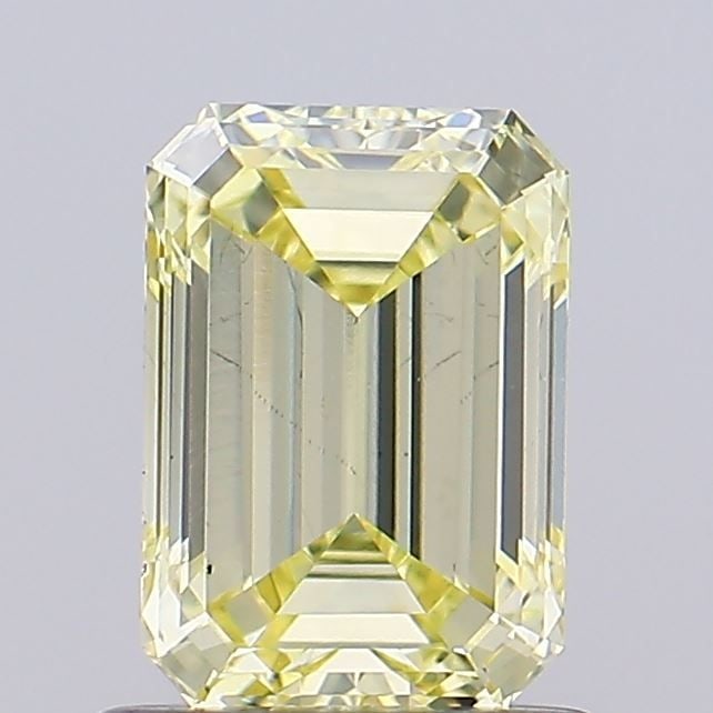 Loose Diamond - EMERALD 1.1ct Fancy Intense Yellow VS1: Loose Diamond - EMERALD 1.1ct Fancy Intense Yellow VS1 Source: This is a real non-mined Diamond that has been grown in a lab Shape: EMERALD Carats: 1.1 Color: Fancy Intense Yellow Certification: NONE 