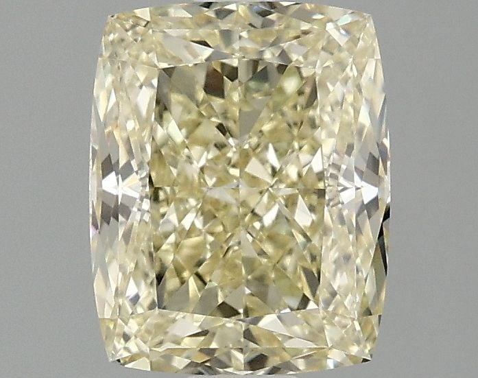 Loose Diamond - CUSHION MODIFIED 2.05ct Fancy Intense Yellow VVS2: Loose Diamond - CUSHION MODIFIED 2.05ct Fancy Intense Yellow VVS2 Source: This is a real non-mined Diamond that has been grown in a lab Shape: CUSHION MODIFIED Carats: 2.05 Color: Fancy Intense Yellow