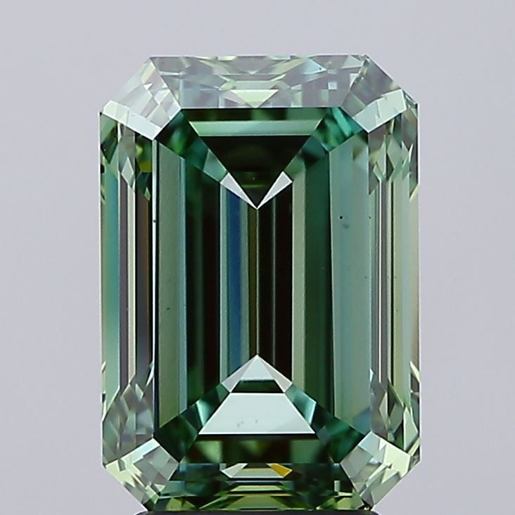 Loose Diamond - EMERALD 4.0ct Fancy Vivid Green VS1: Loose Diamond - EMERALD 4.0ct Fancy Vivid Green VS1 Source: This is a real non-mined Diamond that has been grown in a lab Shape: EMERALD Carats: 4.0 Color: Fancy Vivid Green Certification: IGI Video: