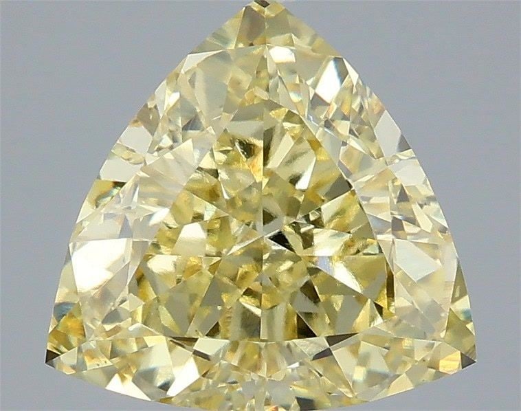 Loose Diamond - TRIANGULAR 3.53ct Fancy Intense Yellow VS1: Loose Diamond - TRIANGULAR 3.53ct Fancy Intense Yellow VS1 Source: This is a real non-mined Diamond that has been grown in a lab Shape: TRIANGULAR Carats: 3.53 Color: Fancy Intense Yellow Certificatio