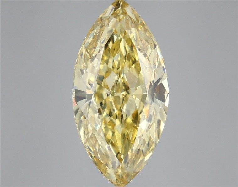 Loose Diamond - MARQUISE 5.08ct Fancy Intense Yellow VS1: Loose Diamond - MARQUISE 5.08ct Fancy Intense Yellow VS1 Source: This is a real non-mined Diamond that has been grown in a lab Shape: MARQUISE Carats: 5.08 Color: Fancy Intense Yellow Certification: I