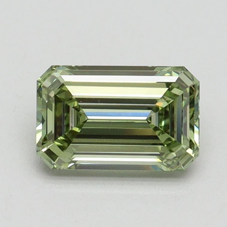 Loose Diamond - EMERALD 1.04ct Fancy Intense Green VS1: Loose Diamond - EMERALD 1.04ct Fancy Intense Green VS1 Source: This is a real non-mined Diamond that has been grown in a lab Shape: EMERALD Carats: 1.04 Color: Fancy Intense Green Certification: IGI V