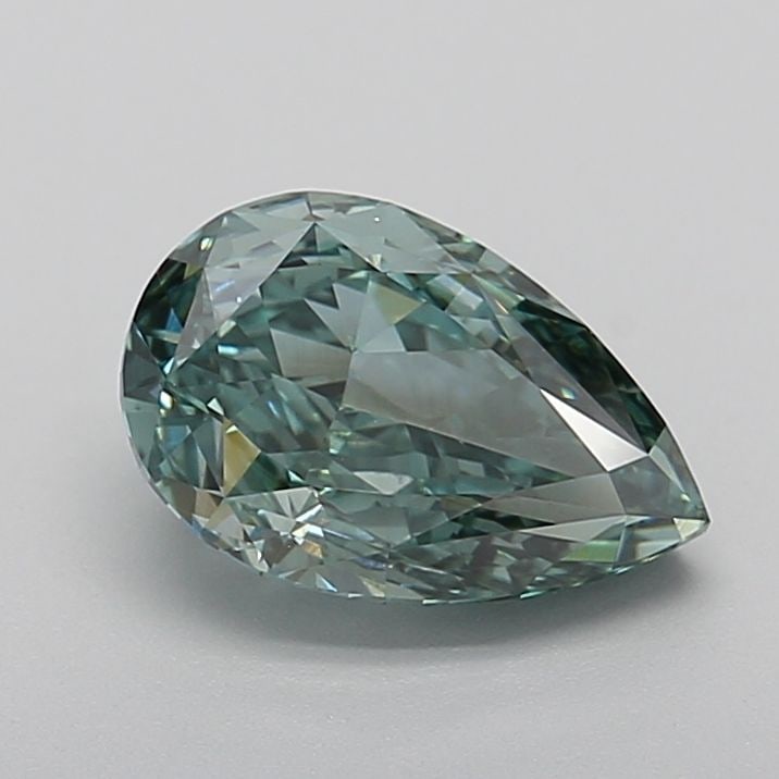 Loose Diamond - PEAR 2.25ct Fancy Vivid Green VVS2: Loose Diamond - PEAR 2.25ct Fancy Vivid Green VVS2 Source: This is a real non-mined Diamond that has been grown in a lab Shape: PEAR Carats: 2.25 Color: Fancy Vivid Green Certification: IGI Video: