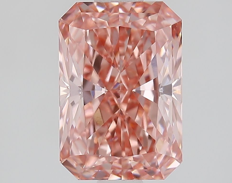 Loose Diamond - RADIANT 1.54ct Fancy Vivid Pink VS1: Loose Diamond - RADIANT 1.54ct Fancy Vivid Pink VS1 Source: This is a real non-mined Diamond that has been grown in a lab Shape: RADIANT Carats: 1.54 Color: Fancy Vivid Pink Certification: IGI Video:
