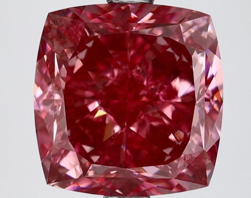 Loose Diamond - CUSHION MODIFIED 4.15ct Fancy Vivid Pink VS1: Loose Diamond - CUSHION MODIFIED 4.15ct Fancy Vivid Pink VS1 Source: This is a real non-mined Diamond that has been grown in a lab Shape: CUSHION MODIFIED Carats: 4.15 Color: Fancy Vivid Pink Certific