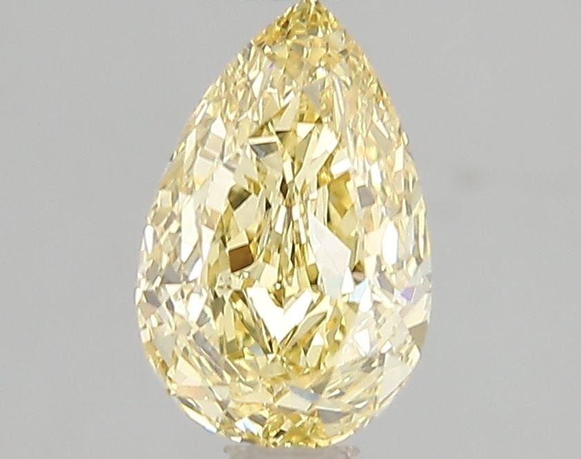 Loose Diamond - PEAR 1.51ct Fancy Intense Yellow VS1: Loose Diamond - PEAR 1.51ct Fancy Intense Yellow VS1 Source: This is a real non-mined Diamond that has been grown in a lab Shape: PEAR Carats: 1.51 Color: Fancy Intense Yellow Certification: IGI Video