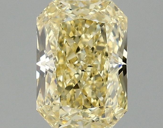 Loose Diamond - RADIANT 1.53ct Fancy Intense Yellow VS1: Loose Diamond - RADIANT 1.53ct Fancy Intense Yellow VS1 Source: This is a real non-mined Diamond that has been grown in a lab Shape: RADIANT Carats: 1.53 Color: Fancy Intense Yellow Certification: IGI