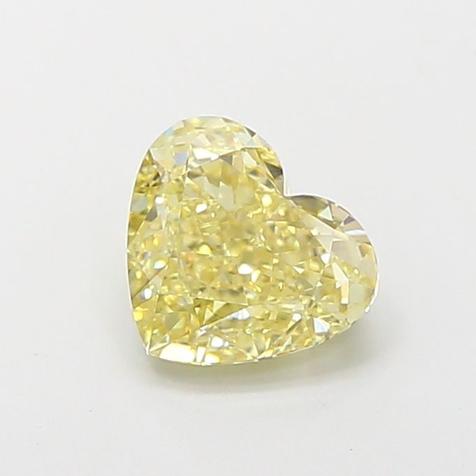 Loose Diamond - HEART 1.52ct Fancy Yellow VVS2: Loose Diamond - HEART 1.52ct Fancy Yellow VVS2 Source: This is a real non-mined Diamond that has been grown in a lab Shape: HEART Carats: 1.52 Color: Fancy Yellow Certification: IGI Video: