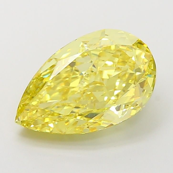 Loose Diamond - PEAR 5.82ct Fancy Vivid Yellow VS2: Loose Diamond - PEAR 5.82ct Fancy Vivid Yellow VS2 Source: This is a real non-mined Diamond that has been grown in a lab Shape: PEAR Carats: 5.82 Color: Fancy Vivid Yellow Certification: IGI Video: