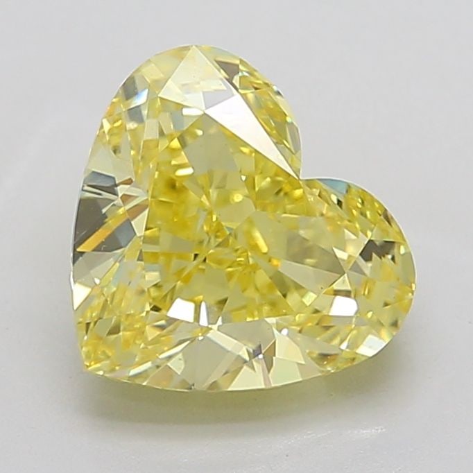 Loose Diamond - HEART 6.02ct Fancy Intense Yellow VS1: Loose Diamond - HEART 6.02ct Fancy Intense Yellow VS1 Source: This is a real non-mined Diamond that has been grown in a lab Shape: HEART Carats: 6.02 Color: Fancy Intense Yellow Certification: IGI Vid