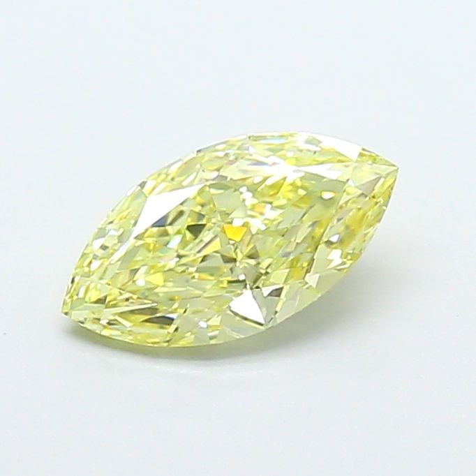 Loose Diamond - MARQUISE 1.04ct Fancy Yellow VS1: Loose Diamond - MARQUISE 1.04ct Fancy Yellow VS1 Source: This is a real non-mined Diamond that has been grown in a lab Shape: MARQUISE Carats: 1.04 Color: Fancy Yellow Certification: IGI Video: