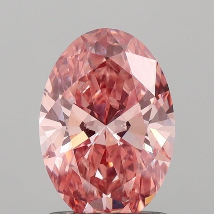 Loose Diamond - OVAL 1.07ct Fancy Vivid Pink VS1: Loose Diamond - OVAL 1.07ct Fancy Vivid Pink VS1 Source: This is a real non-mined Diamond that has been grown in a lab Shape: OVAL Carats: 1.07 Color: Fancy Vivid Pink Certification: IGI Video: