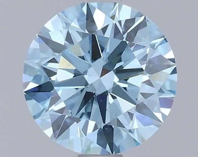 Loose Diamond - ROUND 1.01ct Fancy Intense Blue VS1: Loose Diamond - ROUND 1.01ct Fancy Intense Blue VS1 Source: This is a real non-mined Diamond that has been grown in a lab Shape: ROUND Carats: 1.01 Color: Fancy Intense Blue Certification: NONE Video: