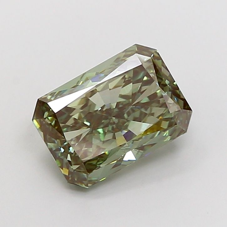 Loose Diamond - RADIANT 4.04ct Fancy Green VS1: Loose Diamond - RADIANT 4.04ct Fancy Green VS1 Source: This is a real non-mined Diamond that has been grown in a lab Shape: RADIANT Carats: 4.04 Color: Fancy Green Certification: IGI Video: