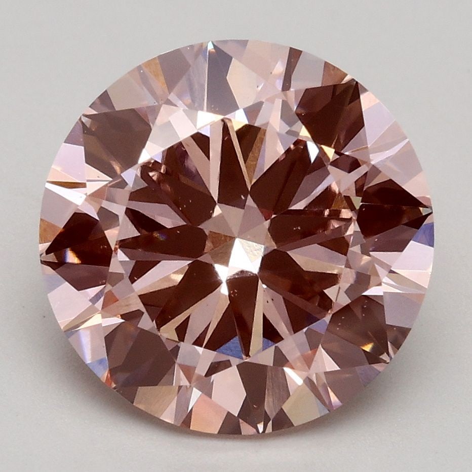 Loose Diamond - ROUND 3.01ct Fancy Intense Pink VS2: Loose Diamond - ROUND 3.01ct Fancy Intense Pink VS2 Source: This is a real non-mined Diamond that has been grown in a lab Shape: ROUND Carats: 3.01 Color: Fancy Intense Pink Certification: IGI Video: