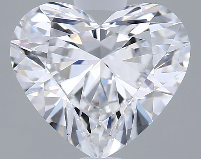 Loose Diamond - HEART 1.38ct D IF: Loose Diamond - HEART 1.38ct D IF Source: This is a real non-mined Diamond that has been grown in a lab Shape: HEART Carats: 1.38 Color: D Clarity: IF Certification: IGI Video: