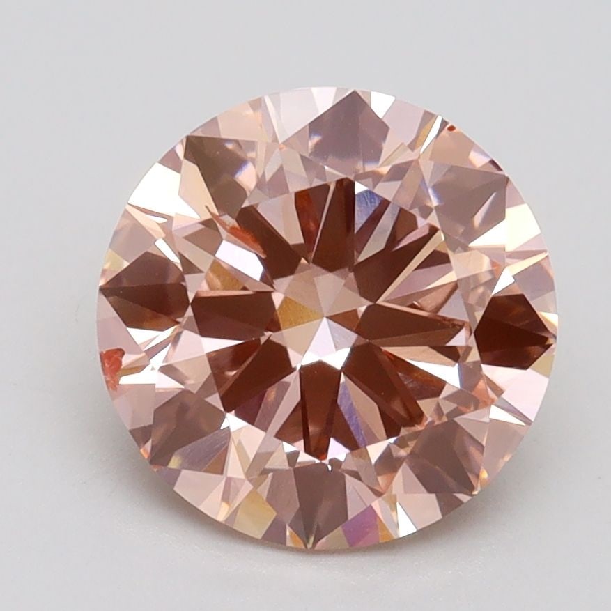 Loose Diamond - ROUND 2.5ct Fancy Intense Pink SI1: Loose Diamond - ROUND 2.5ct Fancy Intense Pink SI1 Source: This is a real non-mined Diamond that has been grown in a lab Shape: ROUND Carats: 2.5 Color: Fancy Intense Pink Certification: IGI Video:
