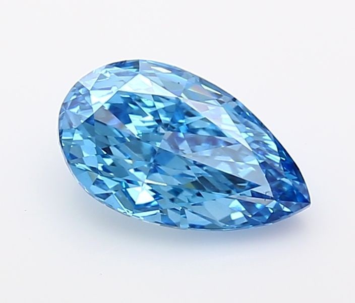 Loose Diamond - PEAR 1.54ct Fancy Vivid Blue VS2: Loose Diamond - PEAR 1.54ct Fancy Vivid Blue VS2 Source: This is a real non-mined Diamond that has been grown in a lab Shape: PEAR Carats: 1.54 Color: Fancy Vivid Blue Certification: IGI Video: