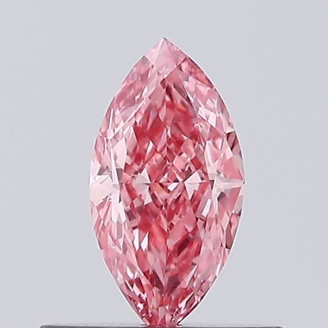 Loose Diamond - MARQUISE 0.36ct Fancy Intense Pink VS1: Loose Diamond - MARQUISE 0.36ct Fancy Intense Pink VS1 Source: This is a real non-mined Diamond that has been grown in a lab Shape: MARQUISE Carats: 0.36 Color: Fancy Intense Pink Certification: NONE