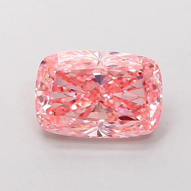 Loose Diamond - CUSHION MODIFIED 2.01ct Fancy Vivid Pink VS2: Loose Diamond - CUSHION MODIFIED 2.01ct Fancy Vivid Pink VS2 Source: This is a real non-mined Diamond that has been grown in a lab Shape: CUSHION MODIFIED Carats: 2.01 Color: Fancy Vivid Pink Certific