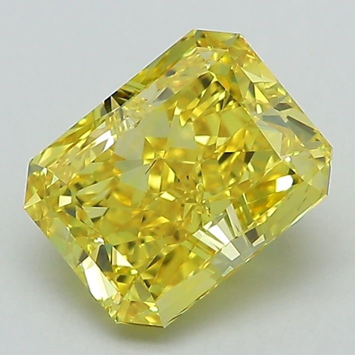 Loose Diamond - RADIANT 2.05ct Fancy Vivid Yellow VS2: Loose Diamond - RADIANT 2.05ct Fancy Vivid Yellow VS2 Source: This is a real non-mined Diamond that has been grown in a lab Shape: RADIANT Carats: 2.05 Color: Fancy Vivid Yellow Certification: IGI Vid