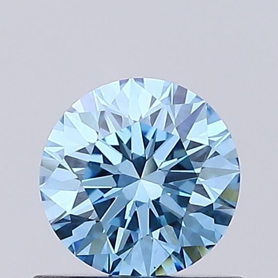 Loose Diamond - ROUND 0.53ct Fancy Vivid Blue VS1: Loose Diamond - ROUND 0.53ct Fancy Vivid Blue VS1 Source: This is a real non-mined Diamond that has been grown in a lab Shape: ROUND Carats: 0.53 Color: Fancy Vivid Blue Certification: IGI Video: