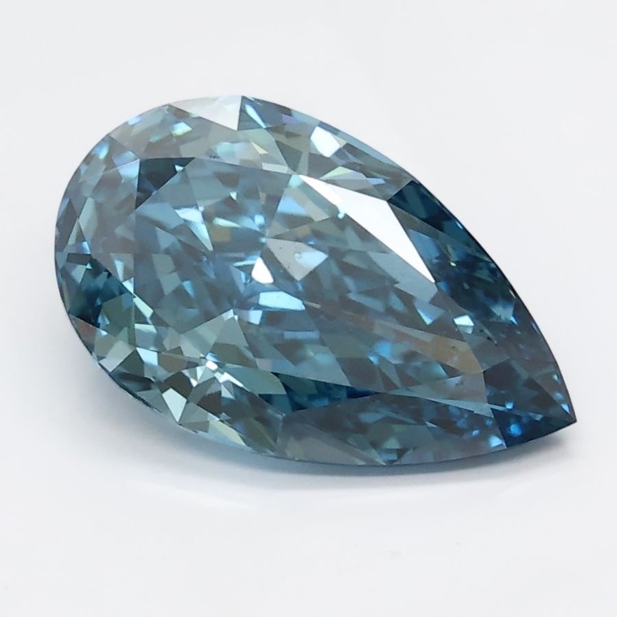Loose Diamond - PEAR 2.0ct Blue SI1: Loose Diamond - PEAR 2.0ct Blue SI1 Source: This is a real non-mined Diamond that has been grown in a lab Shape: PEAR Carats: 2.0 Color: Blue Certification: NONE Video: