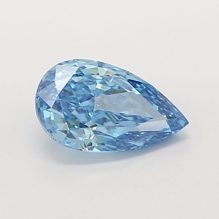 Loose Diamond - PEAR 1.26ct Fancy Vivid Blue VVS2: Loose Diamond - PEAR 1.26ct Fancy Vivid Blue VVS2 Source: This is a real non-mined Diamond that has been grown in a lab Shape: PEAR Carats: 1.26 Color: Fancy Vivid Blue Certification: IGI Video: