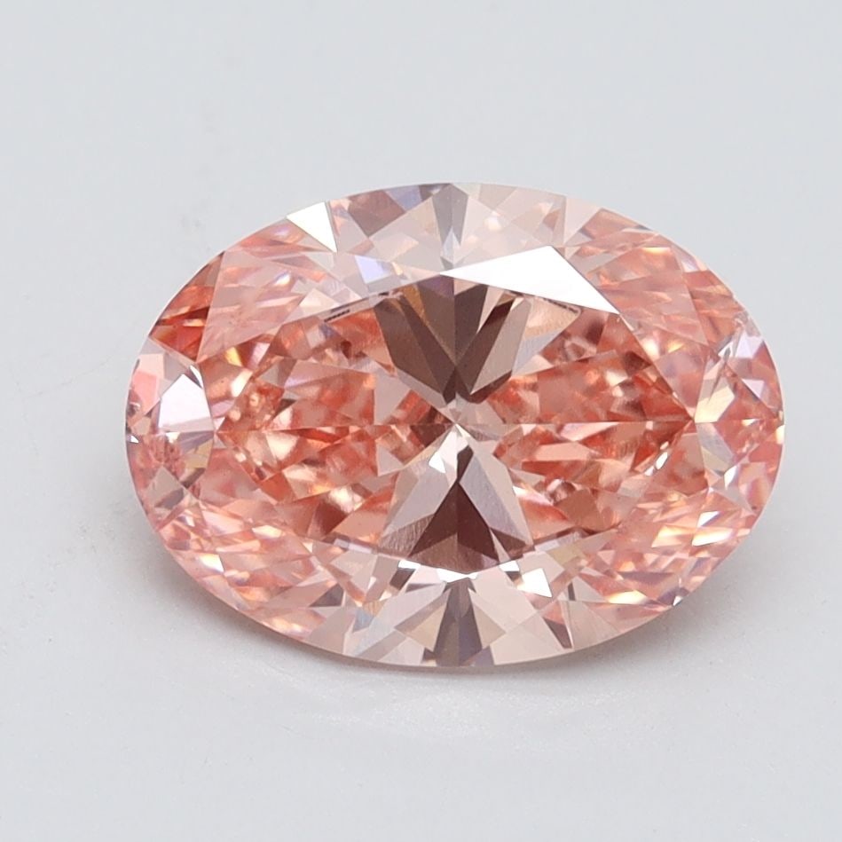 Loose Diamond - OVAL 2.2ct Fancy Vivid Pink SI1: Loose Diamond - OVAL 2.2ct Fancy Vivid Pink SI1 Source: This is a real non-mined Diamond that has been grown in a lab Shape: OVAL Carats: 2.2 Color: Fancy Vivid Pink Certification: IGI Video: