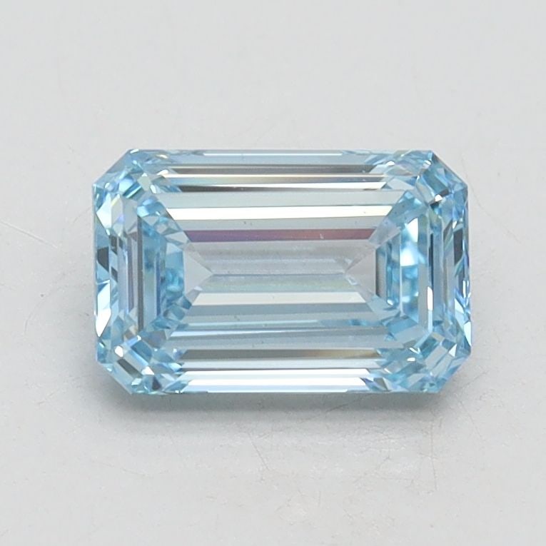 Loose Diamond - EMERALD 1.01ct Fancy Intense Blue VS1: Loose Diamond - EMERALD 1.01ct Fancy Intense Blue VS1 Source: This is a real non-mined Diamond that has been grown in a lab Shape: EMERALD Carats: 1.01 Color: Fancy Intense Blue Certification: IGI Vid