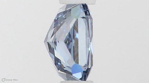 Loose Diamond - RADIANT 0.5ct Fancy Vivid Blue VVS2: Loose Diamond - RADIANT 0.5ct Fancy Vivid Blue VVS2 Source: This is a real non-mined Diamond that has been grown in a lab Shape: RADIANT Carats: 0.5 Color: Fancy Vivid Blue Certification: IGI Video: