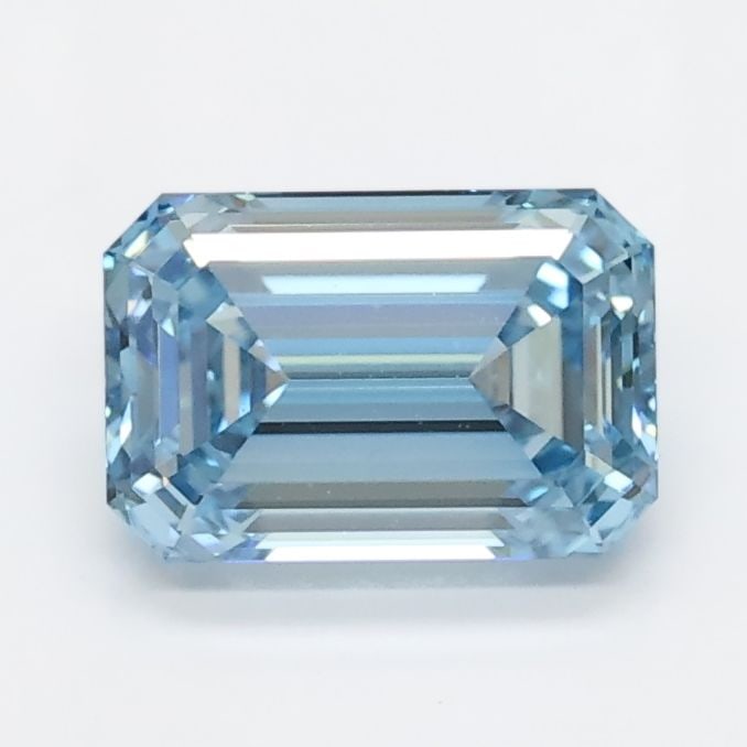 Loose Diamond - EMERALD 1.02ct Blue VS1: Loose Diamond - EMERALD 1.02ct Blue VS1 Source: This is a real non-mined Diamond that has been grown in a lab Shape: EMERALD Carats: 1.02 Color: Blue Certification: NONE Video: