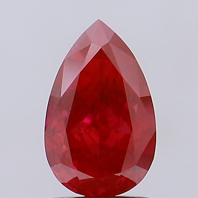 Loose Diamond - PEAR 1.8ct Fancy Vivid Red VS2: Loose Diamond - PEAR 1.8ct Fancy Vivid Red VS2 Source: This is a real non-mined Diamond that has been grown in a lab Shape: PEAR Carats: 1.8 Color: Fancy Vivid Red Certification: NONE Video: