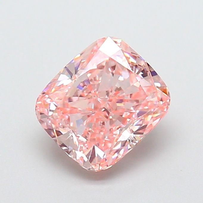 Loose Diamond - CUSHION MODIFIED 2.06ct Fancy Vivid Pink VS1: Loose Diamond - CUSHION MODIFIED 2.06ct Fancy Vivid Pink VS1 Source: This is a real non-mined Diamond that has been grown in a lab Shape: CUSHION MODIFIED Carats: 2.06 Color: Fancy Vivid Pink Certific