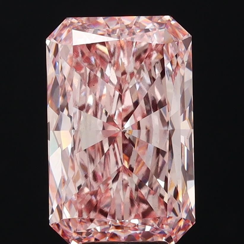 Loose Diamond - RADIANT 10.04ct Fancy Intense Pink VS2: Loose Diamond - RADIANT 10.04ct Fancy Intense Pink VS2 Source: This is a real non-mined Diamond that has been grown in a lab Shape: RADIANT Carats: 10.04 Color: Fancy Intense Pink Certification: IGI V