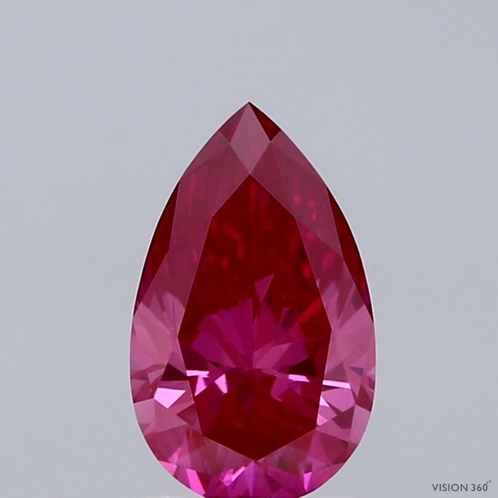 Loose Diamond - PEAR 1.1ct Fancy Deep Pink VVS2: Loose Diamond - PEAR 1.1ct Fancy Deep Pink VVS2 Source: This is a real non-mined Diamond that has been grown in a lab Shape: PEAR Carats: 1.1 Color: Fancy Deep Pink Certification: IGI Video: