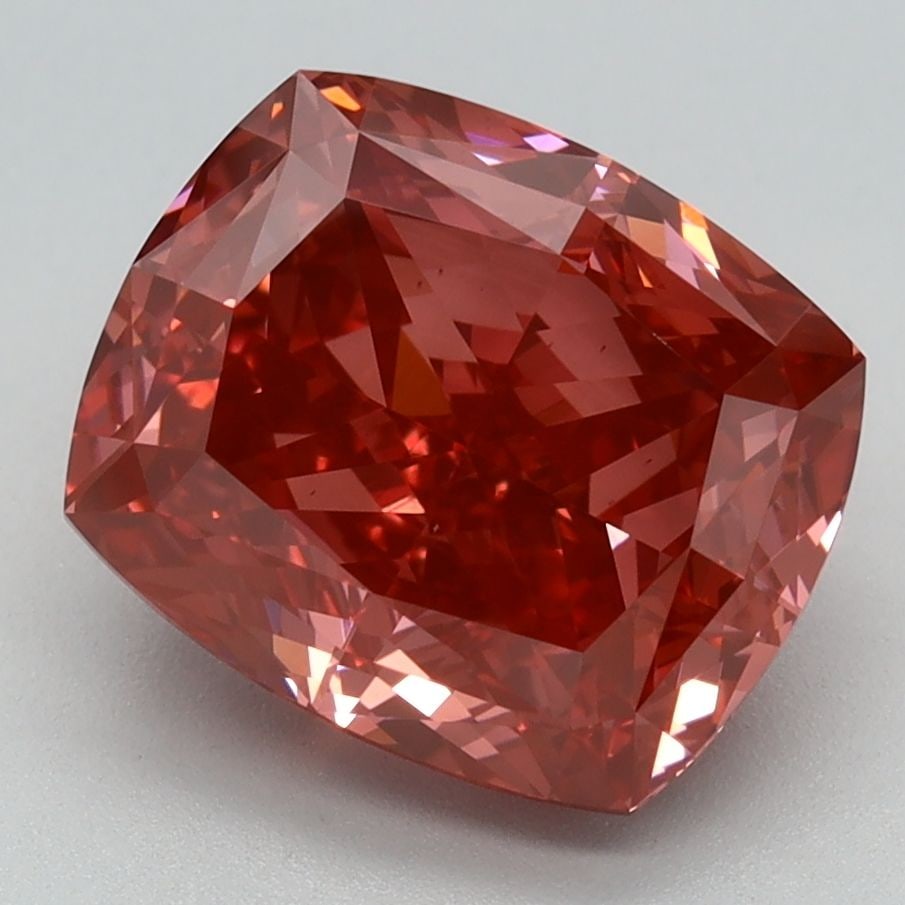 Loose Diamond - CUSHION MODIFIED 3.49ct Fancy Vivid Pink VS1: Loose Diamond - CUSHION MODIFIED 3.49ct Fancy Vivid Pink VS1 Source: This is a real non-mined Diamond that has been grown in a lab Shape: CUSHION MODIFIED Carats: 3.49 Color: Fancy Vivid Pink Certific