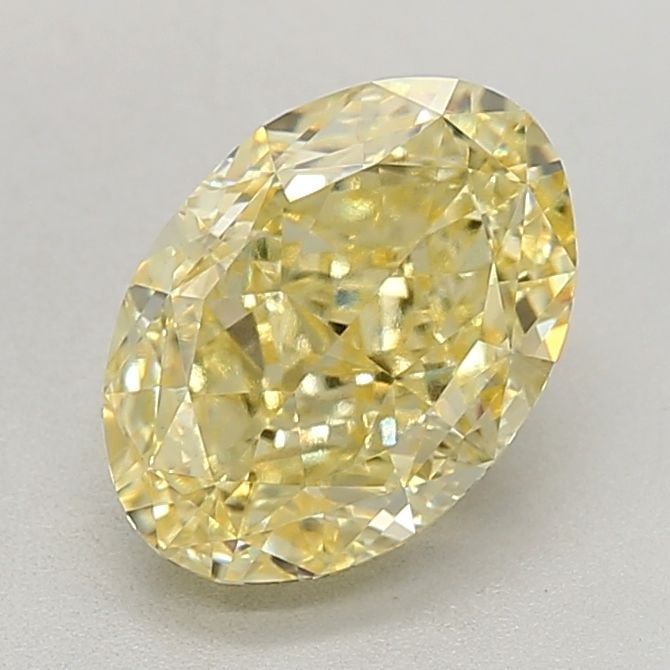 Loose Diamond - OVAL 2.77ct Fancy Intense Yellow VVS2: Loose Diamond - OVAL 2.77ct Fancy Intense Yellow VVS2 Source: This is a real non-mined Diamond that has been grown in a lab Shape: OVAL Carats: 2.77 Color: Fancy Intense Yellow Certification: IGI Vide
